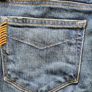 Low rise boot cut Paige jeans, Laurel Canyon